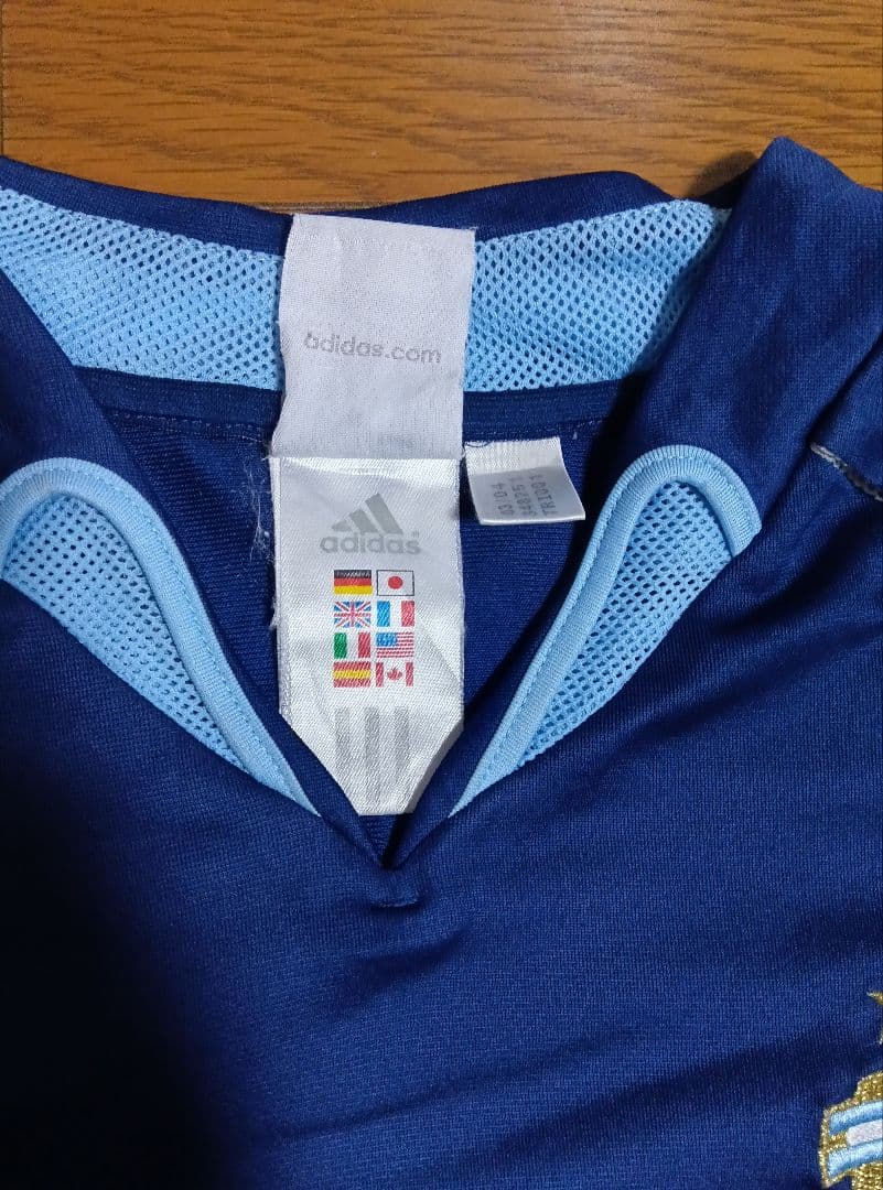 アルゼンチン代表　アウェイ　メッシ　18番　ワールドユース 当時物　正規品　美品