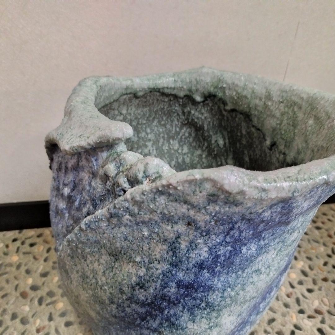 【新品・未使用】清流　傘立　へちもん　信楽焼　インテリア　鉢カバー　壺