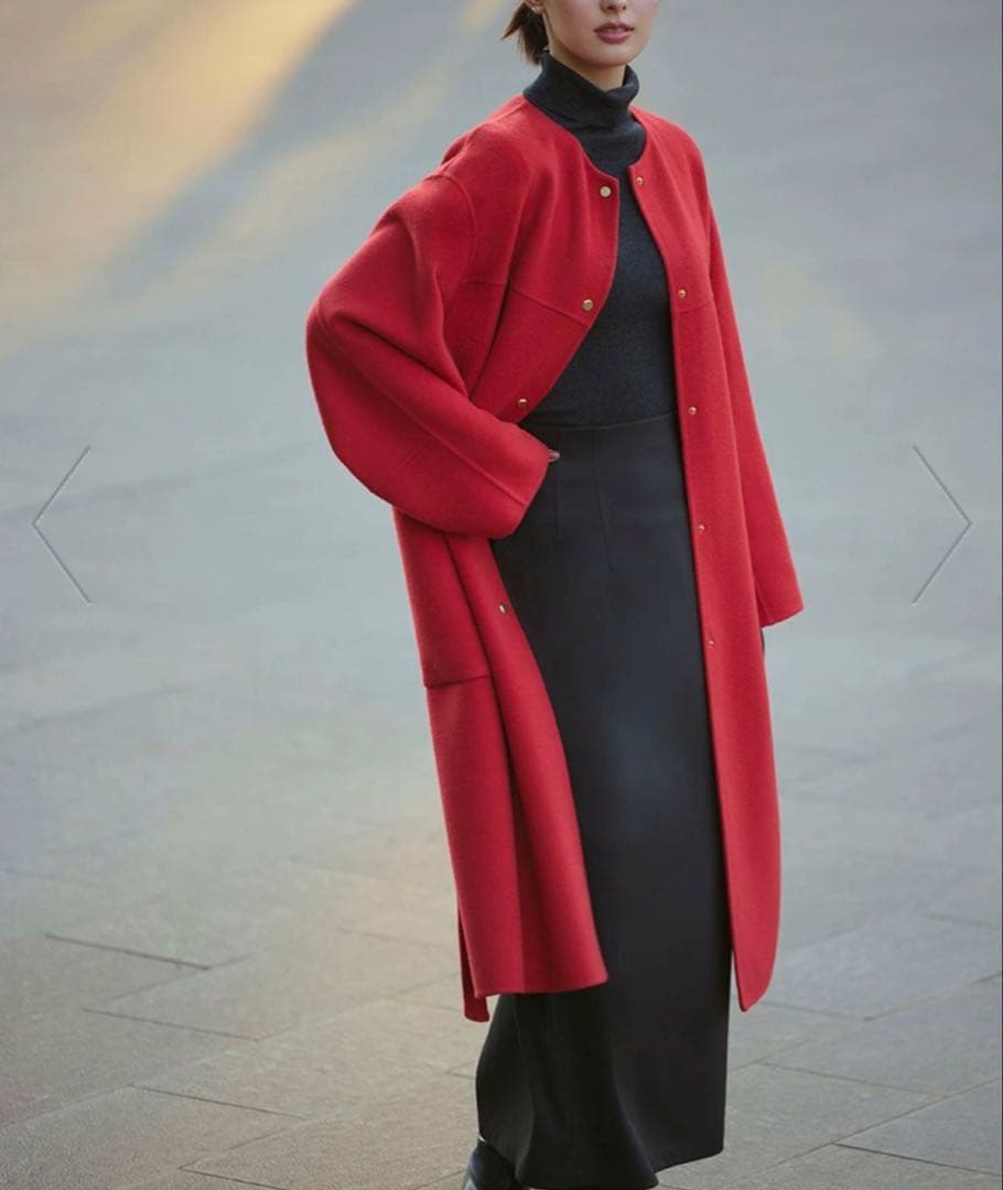 トレンドカラー】FRAY I.D super140'sウールリバーコート - メルカリ