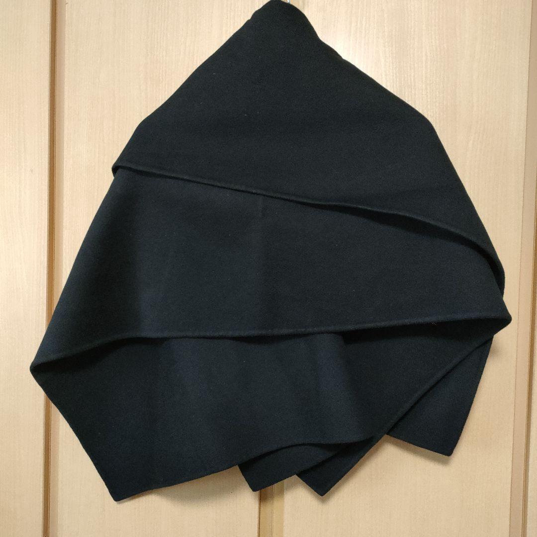 LOUIS VUITTON カシミヤ100%　ポンチョ　ストール　ブラック