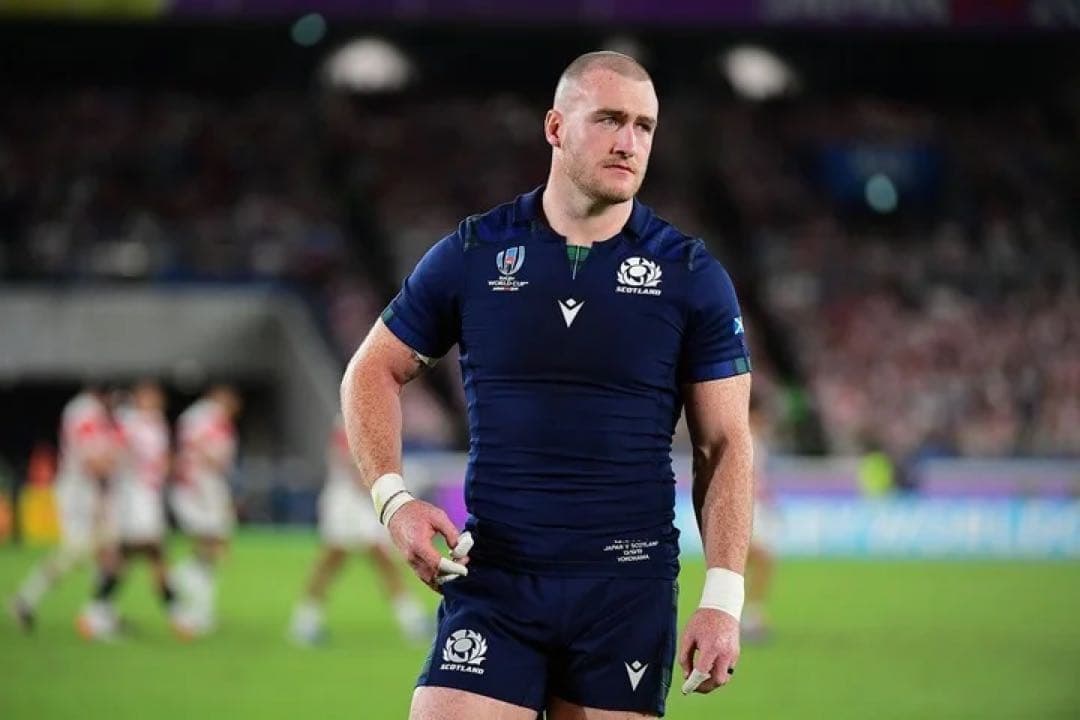 美品 macron スコットランド代表 ラガーシャツ ワールドカップ2019