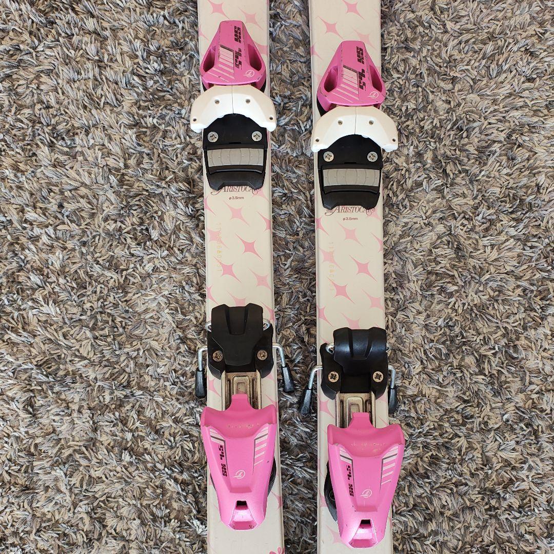 ディズニー マリー デザイン スキー板とポール セット 子供 キッズ