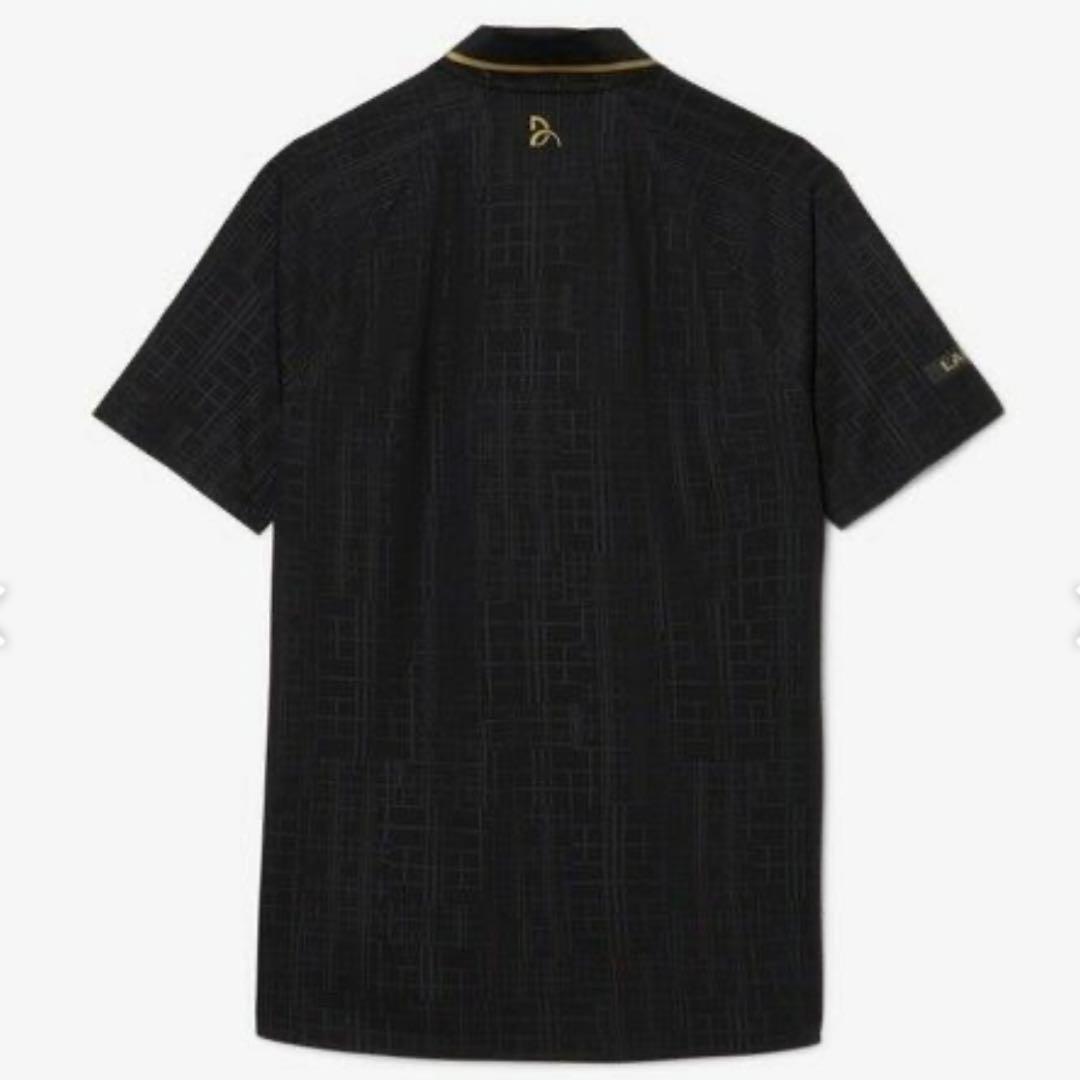 ラコステ ノバク ジョコビッチ テニスウェア ポロシャツ 新品 黒