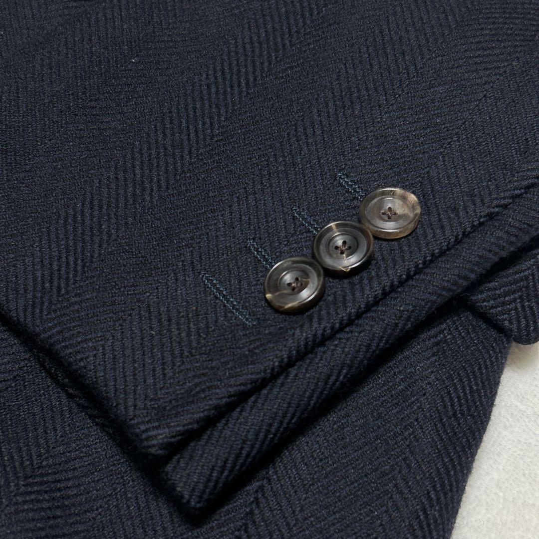 現行 定価16万 ポールスチュアート ヘリンボーンツイード チェスターコートM