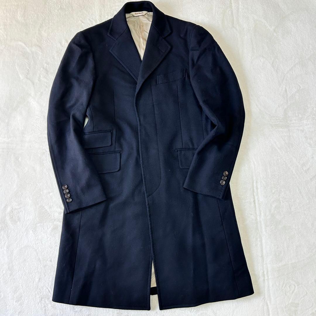 現行 定価16万 ポールスチュアート ヘリンボーンツイード チェスターコートM