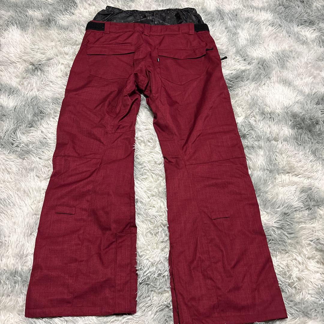 【超美品】PANTHER スノーボードウェアセット Lsize黒赤