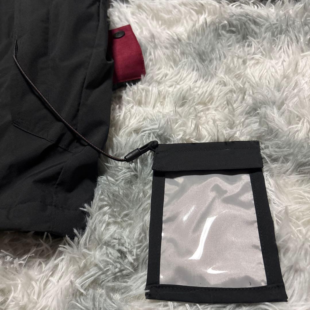 【超美品】PANTHER スノーボードウェアセット Lsize黒赤