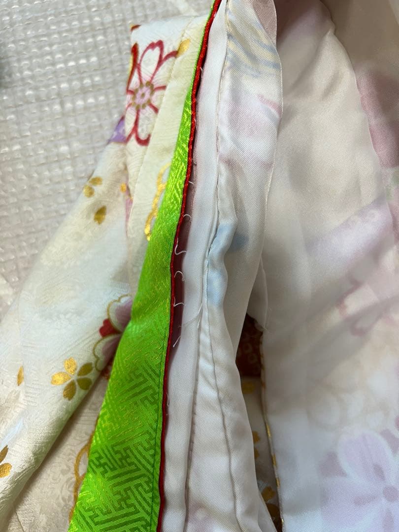 花ひめ 七五三 3歳　着物 被布 正絹 セット