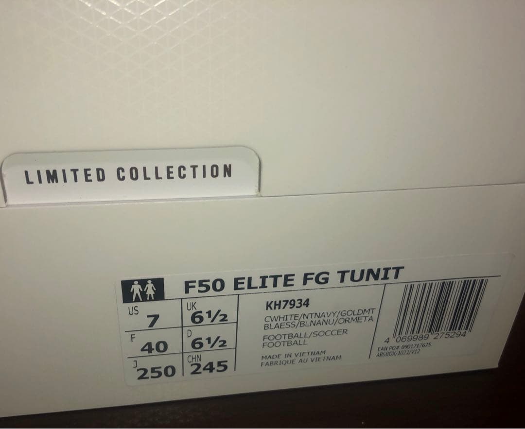 本日まで 新品 タグ付 F50 エリート FG TUNIT メッシ 25cm