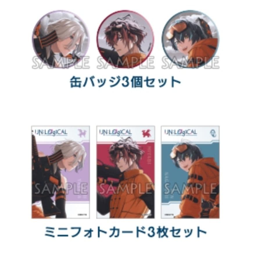 UN:LOGICAL アニメイト 特典 缶バッジ フォトカ - メルカリ