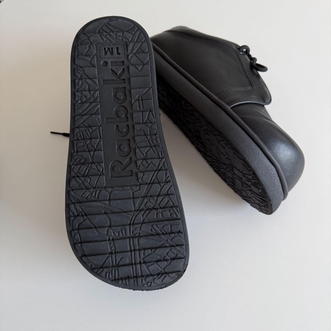 ラクバキ　Racbaki コートスニーカー 黒 M