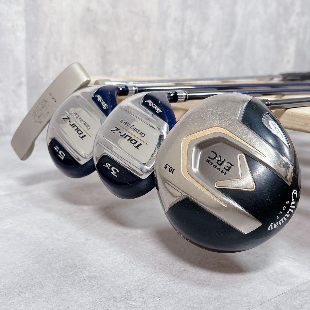 W563 キャロウェイ ナイキ 他 メンズ ゴルフクラブ フルセット 15点 R