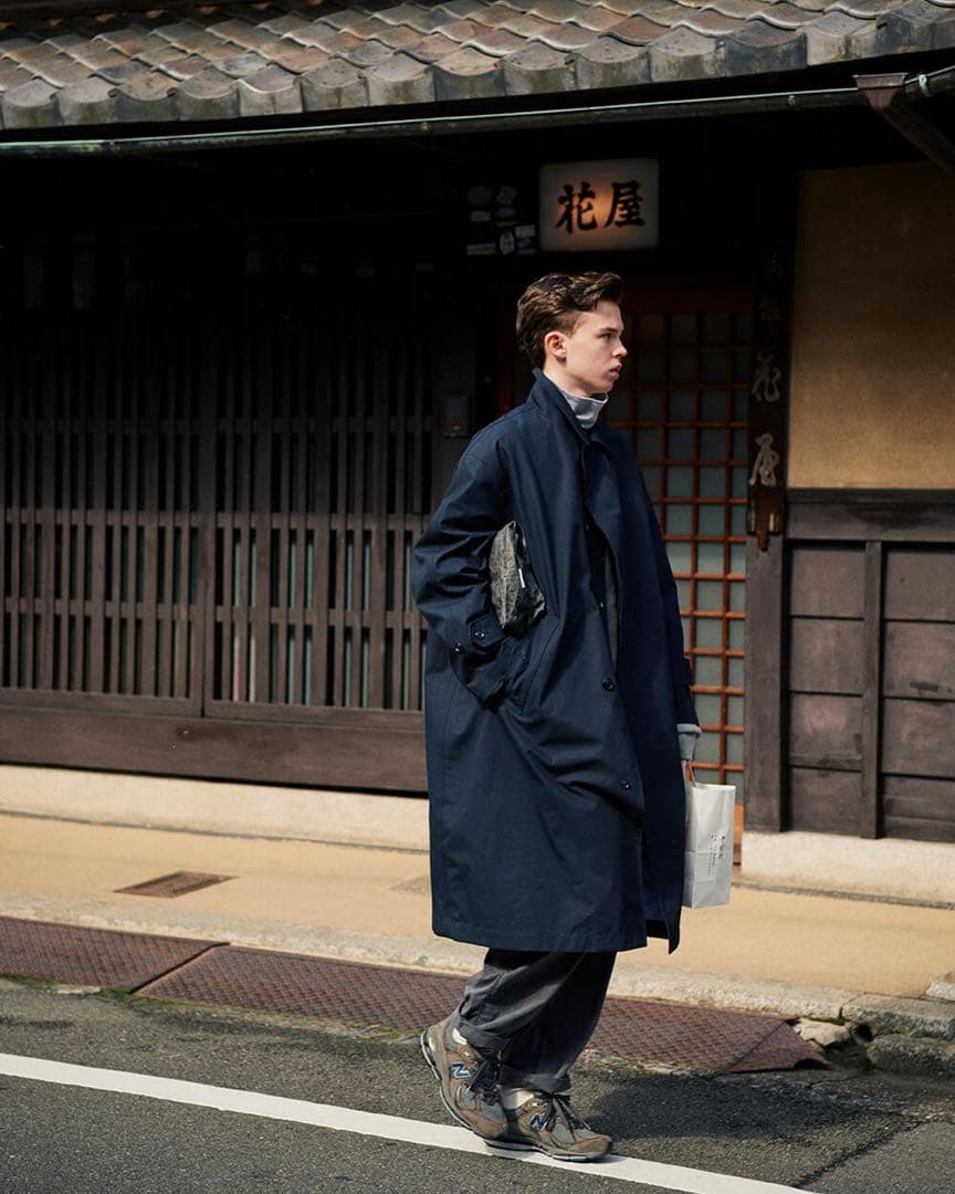 j*b様 AH.H nanamica ビッグステンカラーコート バルマカンコート