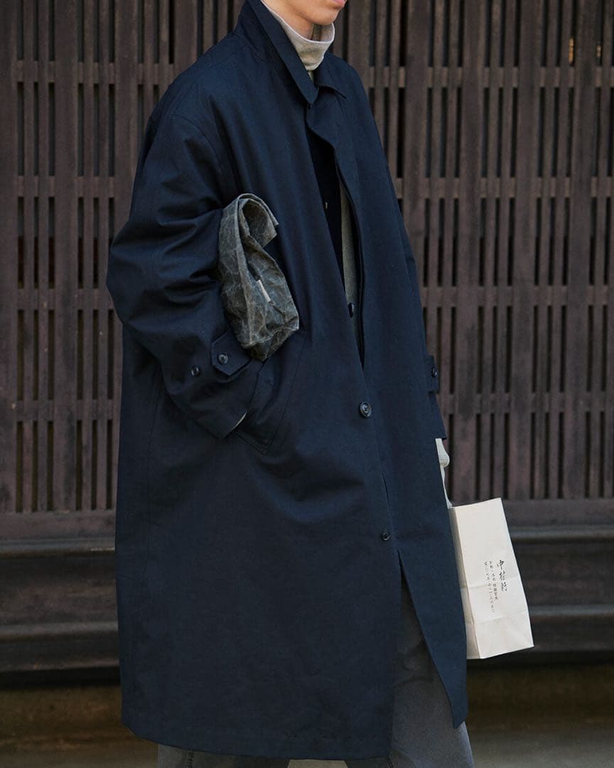 j*b様 AH.H nanamica ビッグステンカラーコート バルマカンコート