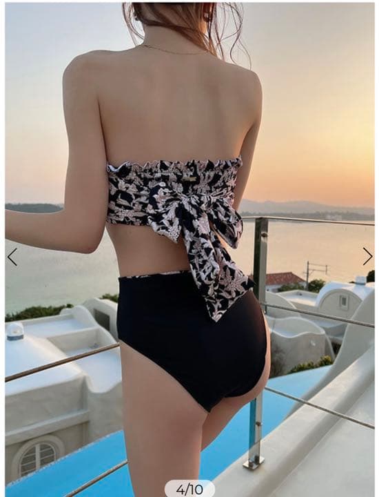 一 番 安いファッション - CamillaシャーリングベアビキニTOP