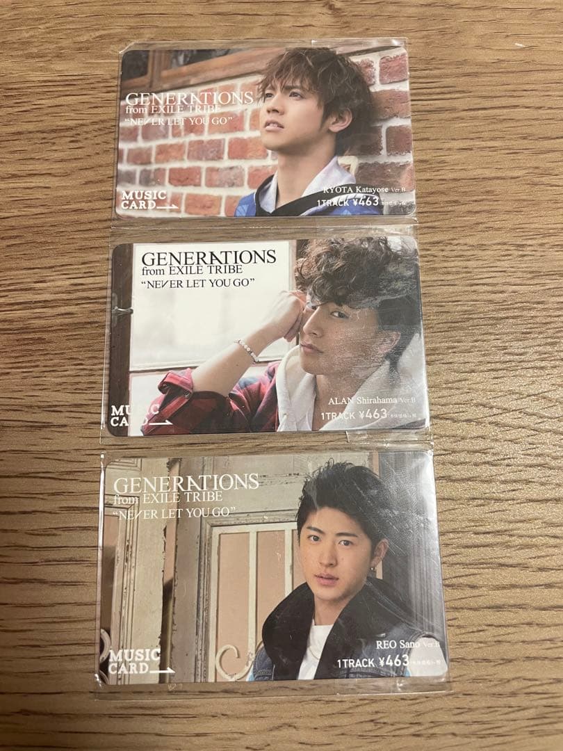 NEVER LET YOU GO ミュージック カード