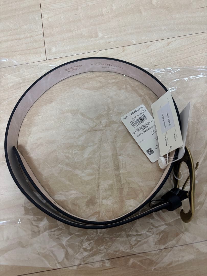 【新品タグ付き】AULENTTI ベルト ブラック