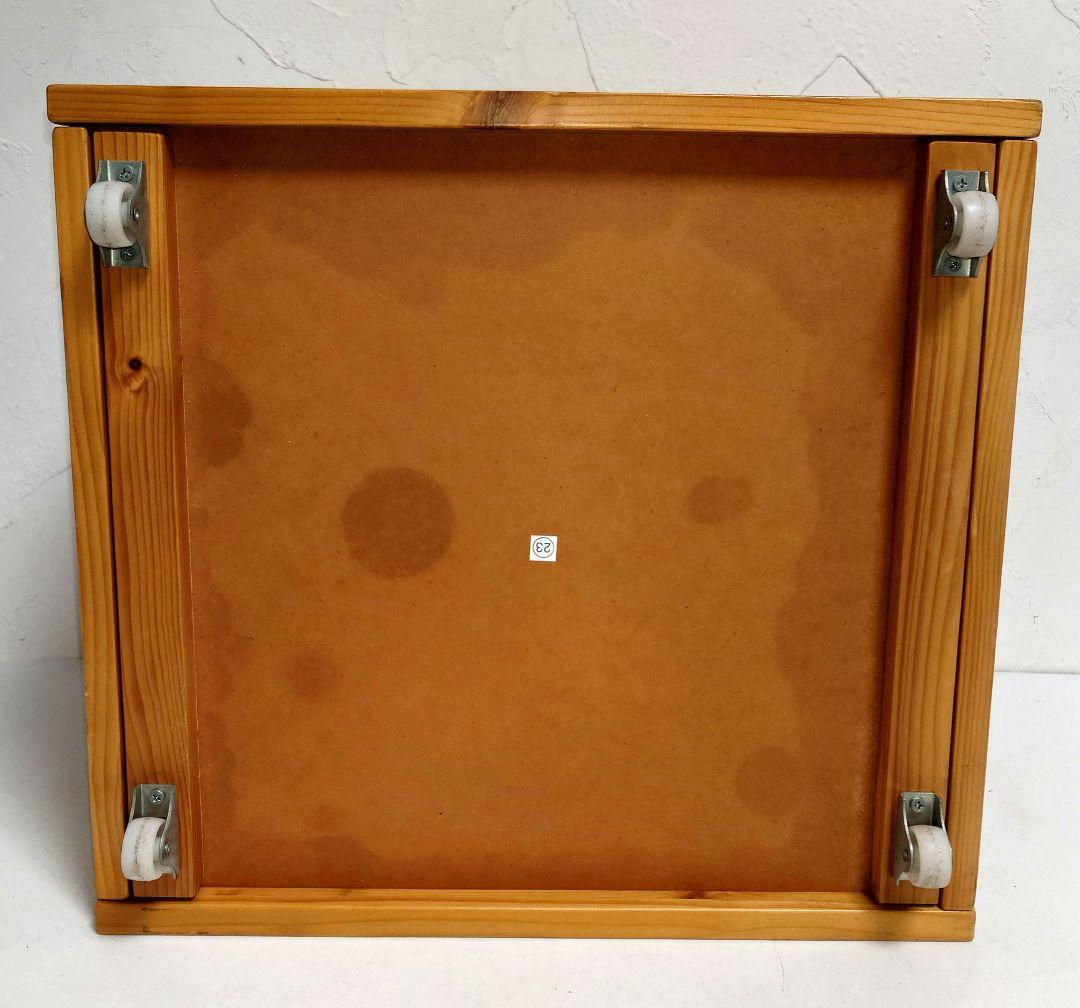 木製 キャスター付き収納 小物入れ おもちゃ箱 ラック 棚 ボックス box 台
