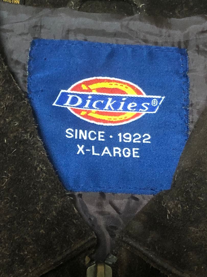 送料無料】古着好き必見！DickiesヴィンテージスエードジャケットXL