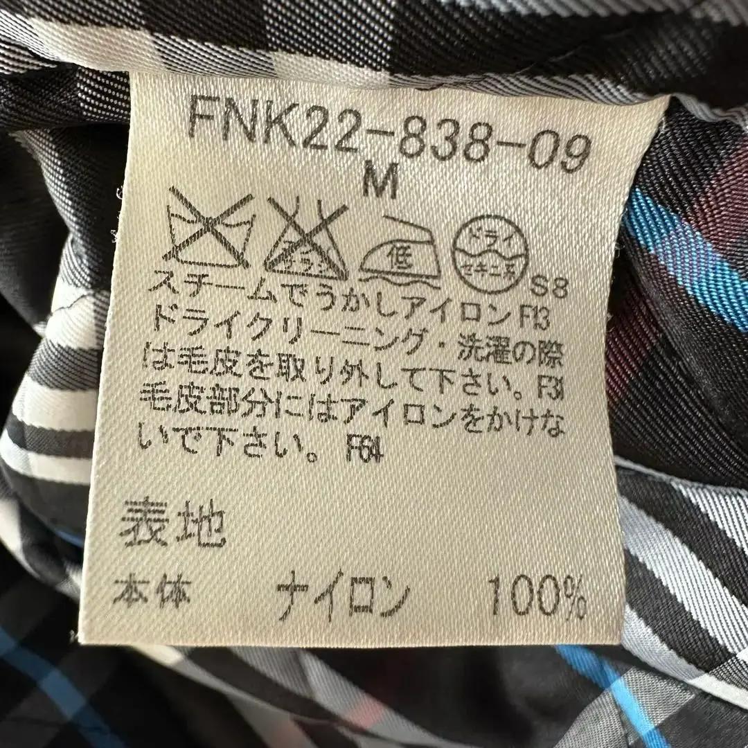 バーバリー ブルーレーベル ファー付き中綿入りモッズコート サイズＭ