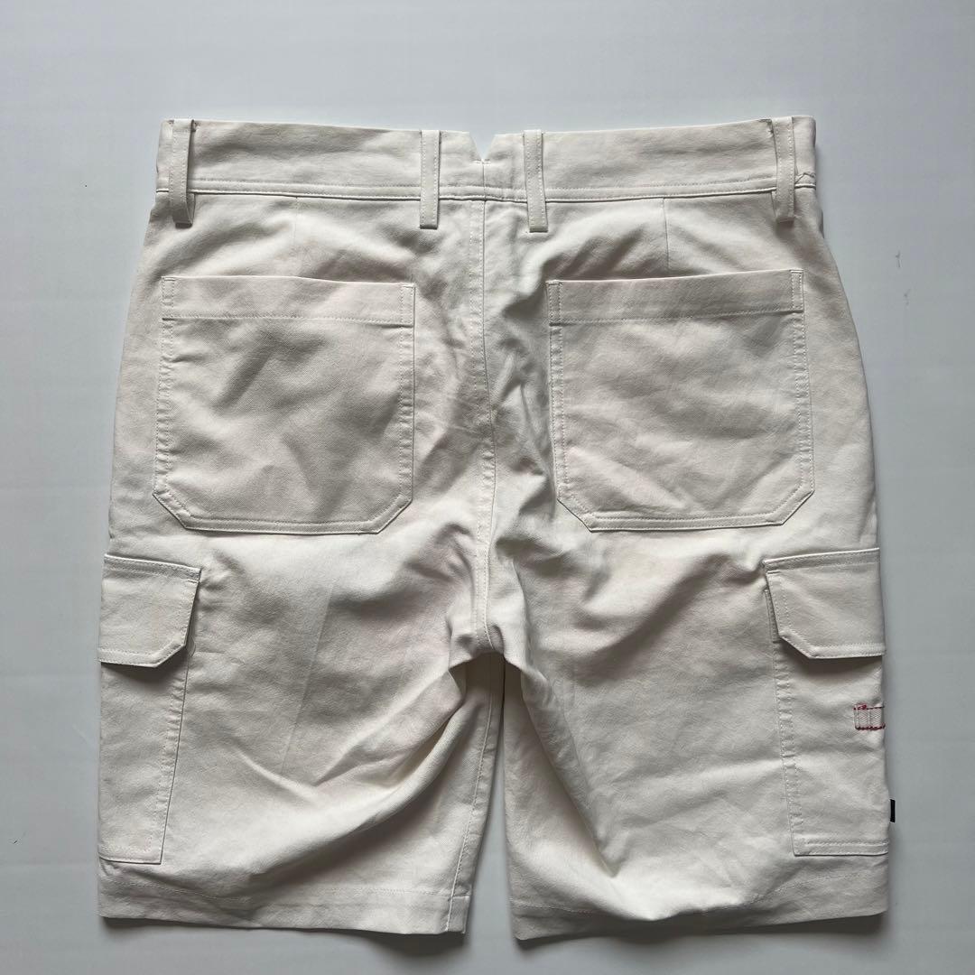 BRIEFING GOLF ブリーフィング　ハーフパンツ　メンズ　ロゴ　白　M