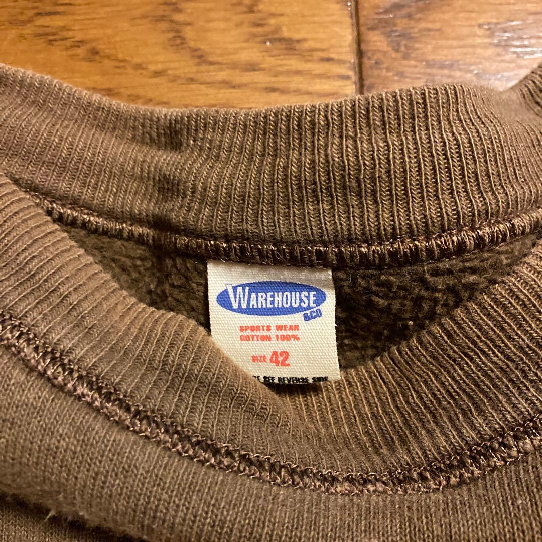 ウエアハウス 42 スェット Warehouse グレー スウェット 42サイズ