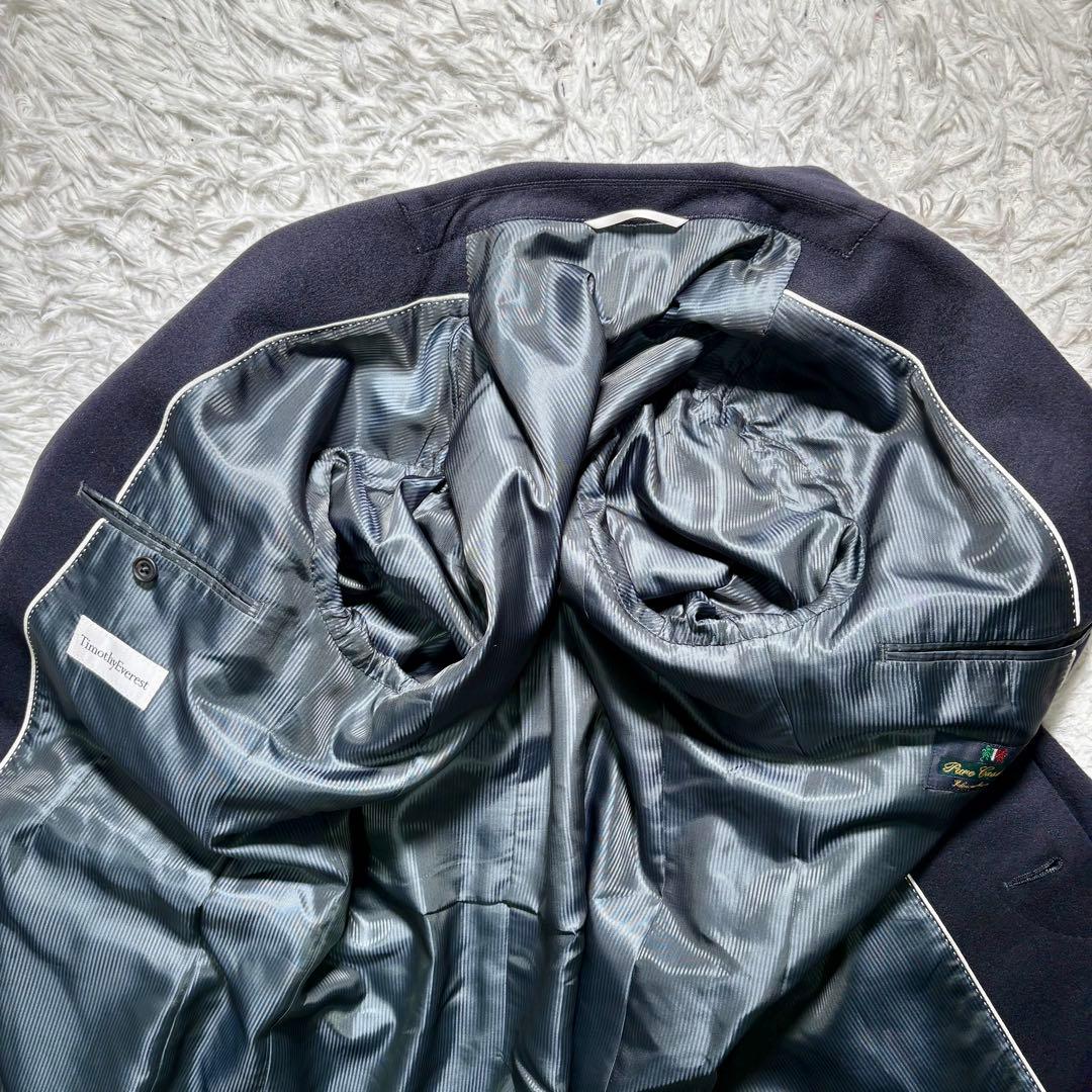 【極美品】TimothyEverest カシミヤ100% チェスターコート　LL