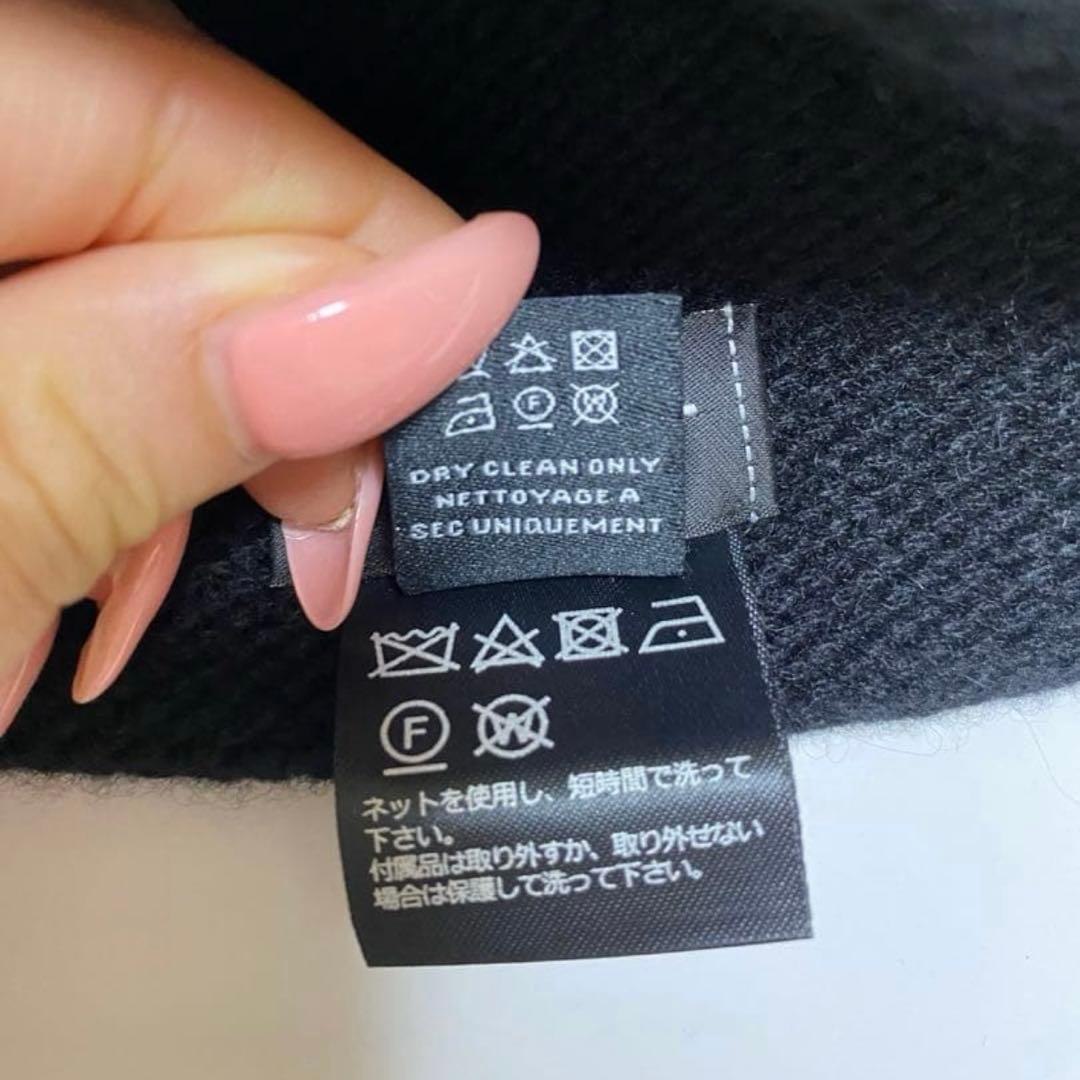 【新品未使用】CHANEL シャネル　ニット帽 ビーニーココマーク　黒