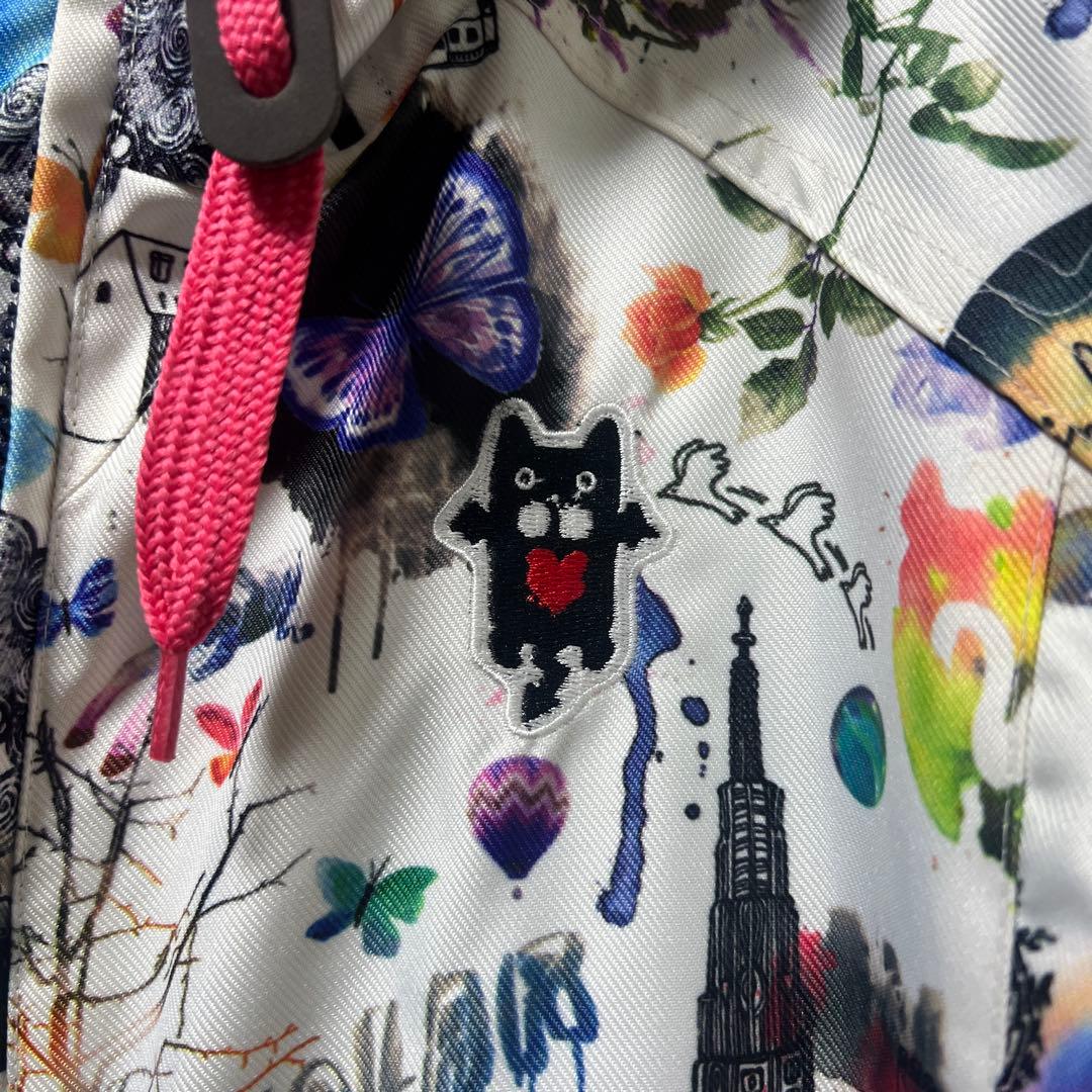 スカラー スキースノボウェア 上下セット セットアップ XSサイズ レディース