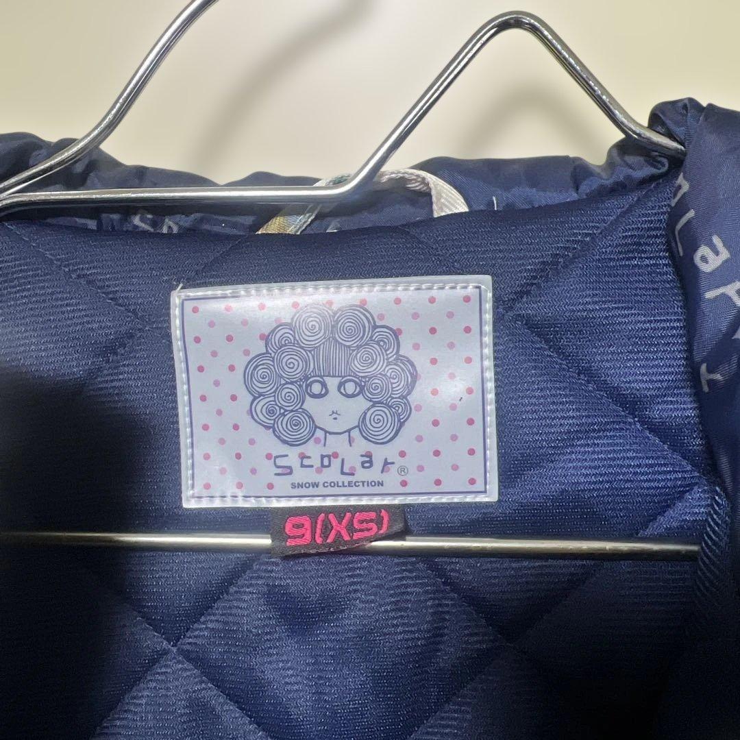 スカラー スキースノボウェア 上下セット セットアップ XSサイズ レディース