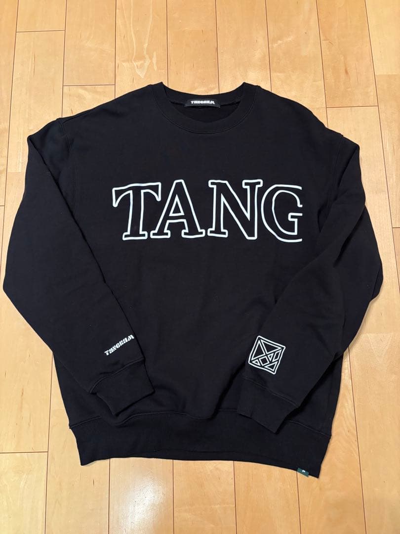 【極美品】TANGRAM クルーネック スウェット ブラック Mサイズ