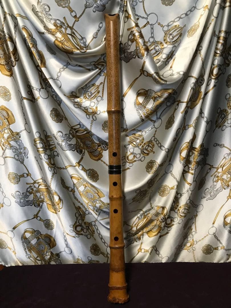 尺八 皇山鑑製 國華 / 月光 / 譜面立て / ハードケース付 和楽器尺八