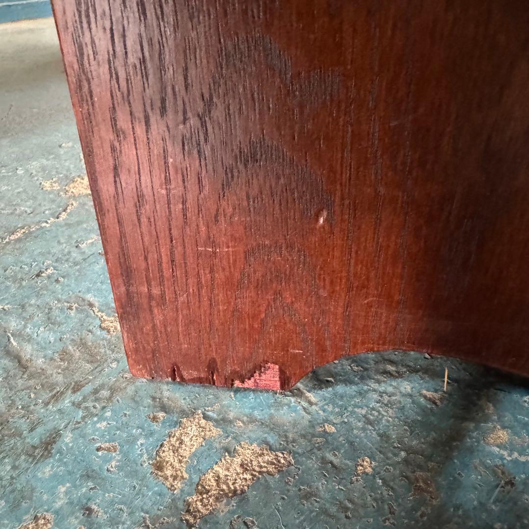 天然木 ナラ材 和製ヴィンテージ ライティングビューロー