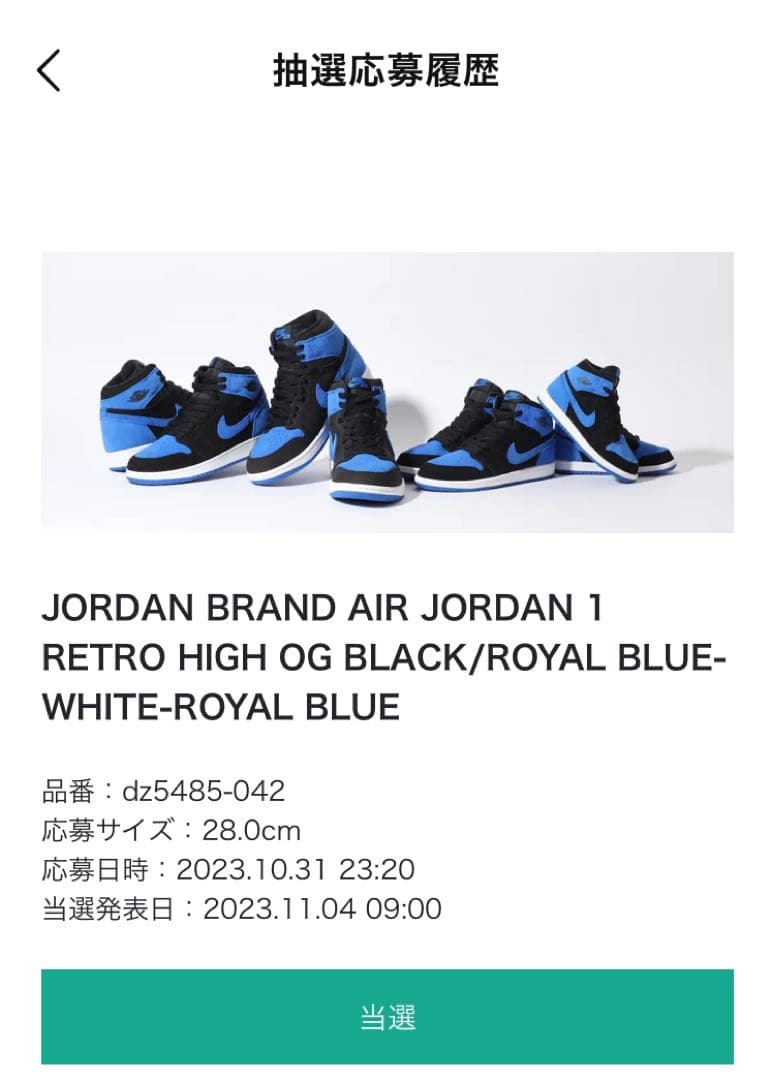 新品 AIR JORDAN 1 RETRO HIGH OG ジョーダン1 ナイキ