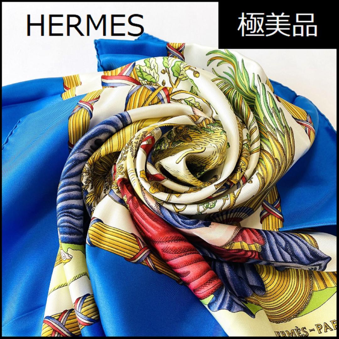 HERMES エルメス スカーフ カレ90 フランス革命を記念して シルク