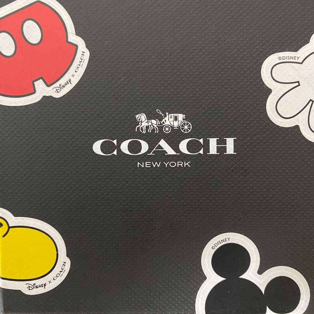 【限定コラボ】訳あり新品 COACH×DISNEY レザーブレスレット 箱付