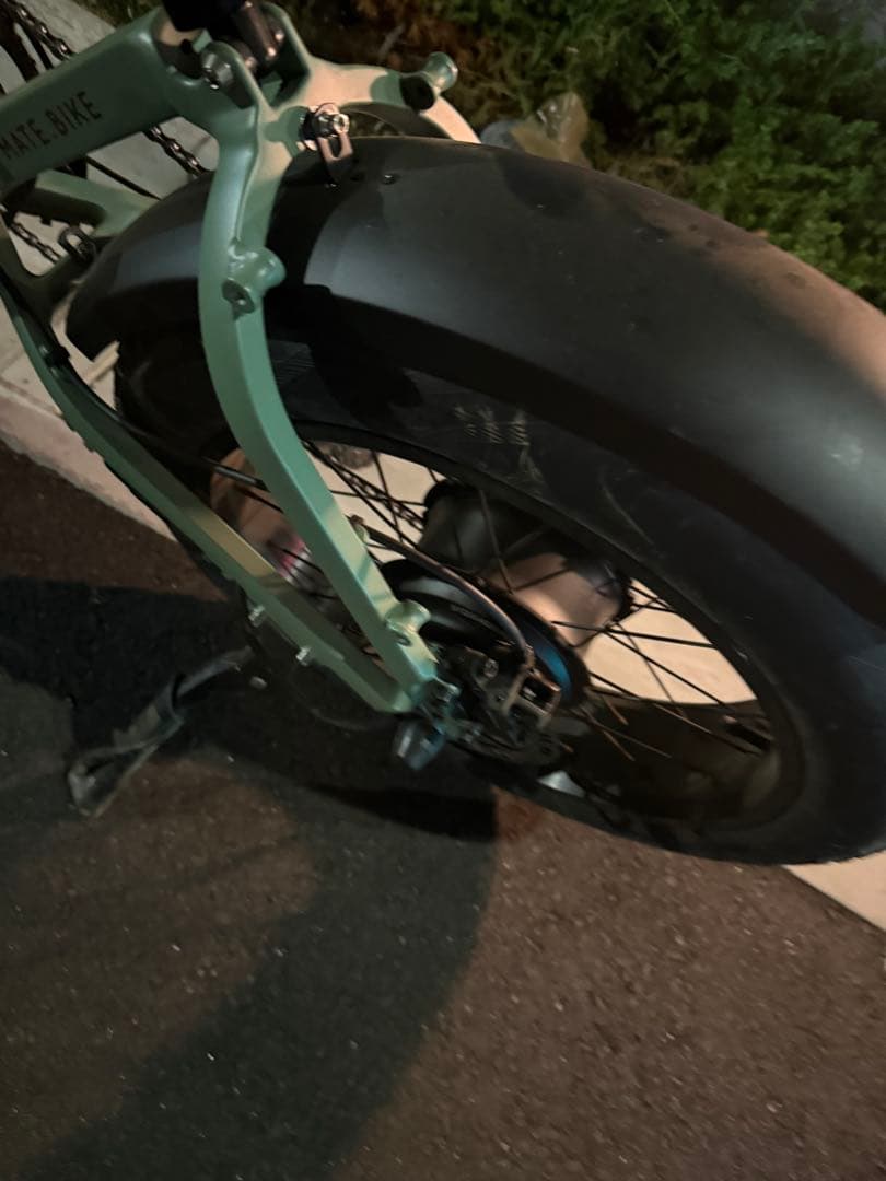 ほぼ美品MATE BIKE MATE X Eバイク メイトバイクグリーンカラー - メルカリ