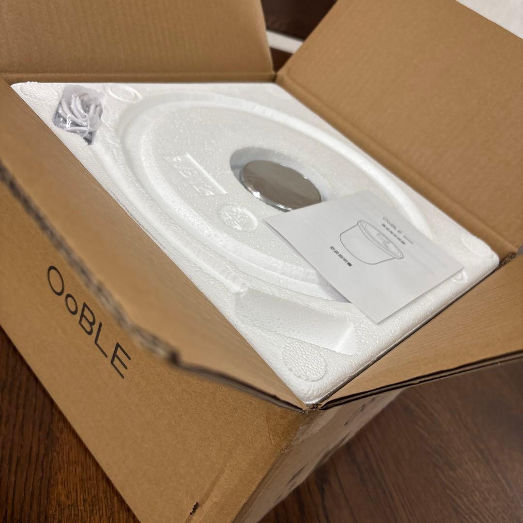 新品未使用OoBLE ミニ 真空保存容器ホワイト6.5Ｌ