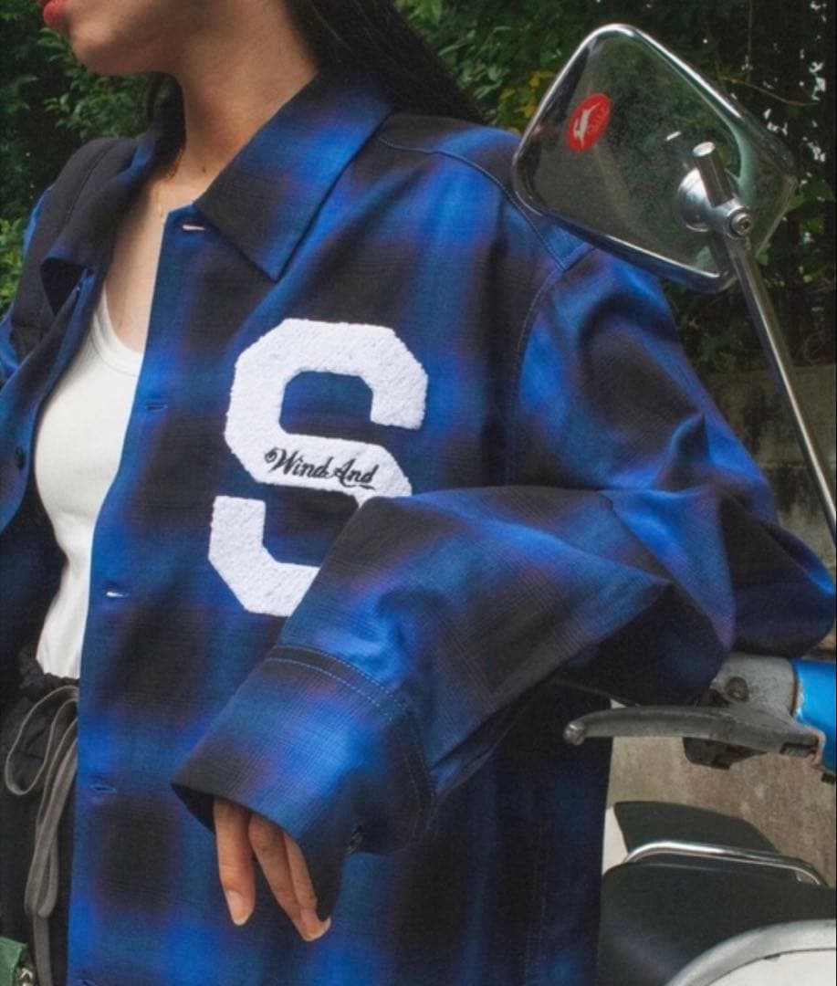 WIND AND BE YOUTH -S-Plaid シャツ