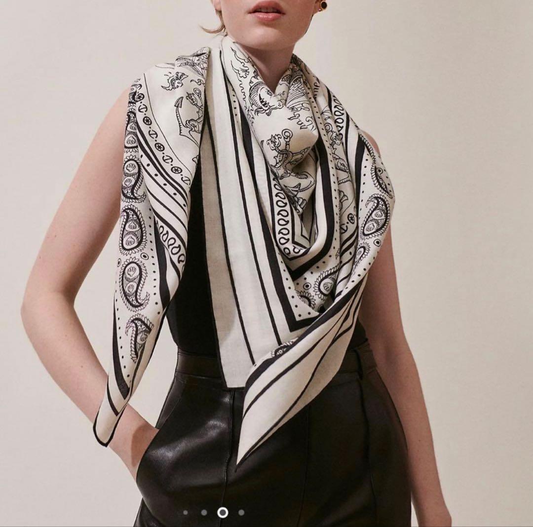 エルメス　船乗りのタトゥー・バンダナ　カシシル　新品未使用