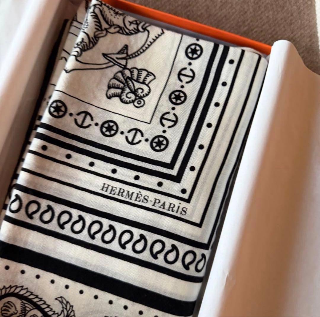 エルメス　船乗りのタトゥー・バンダナ　カシシル　新品未使用