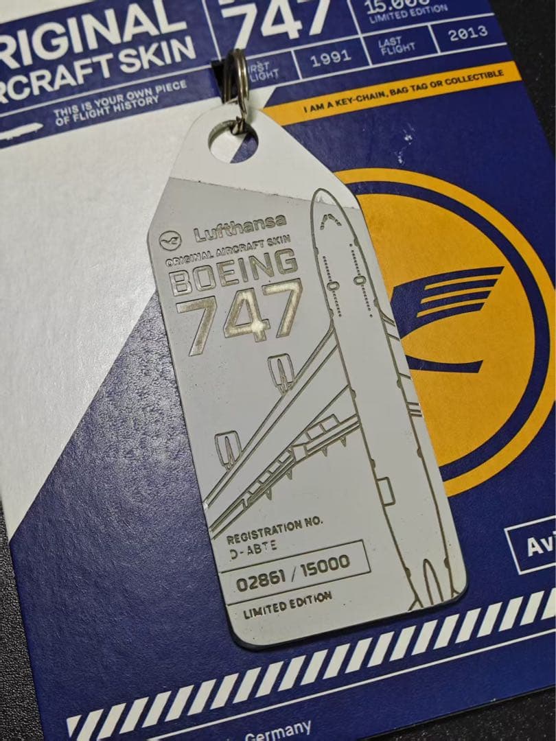 Lufthansa Aviationtag B747-400 レアなコンビ色