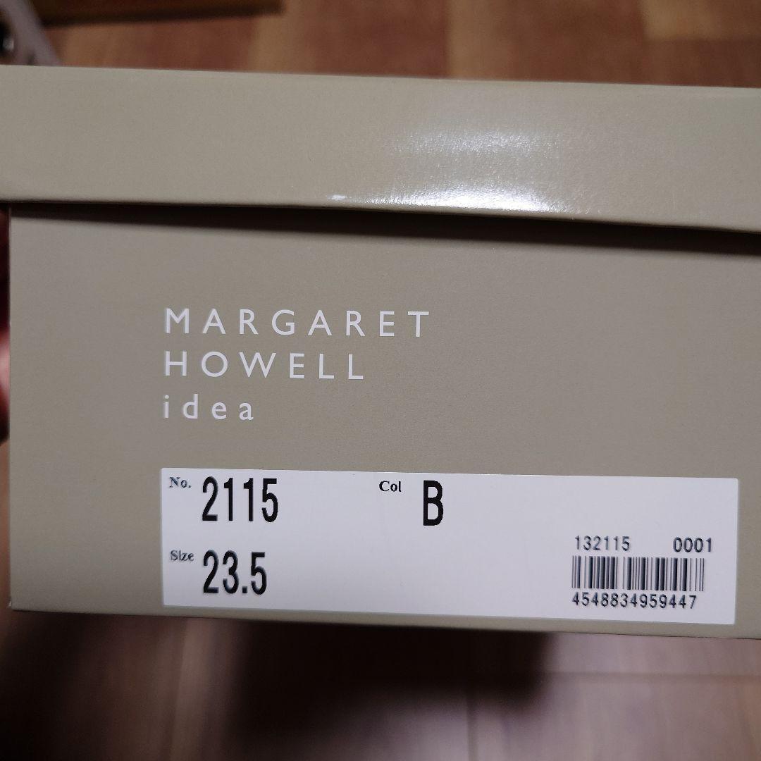 新品 マーガレットハウエル idea ブラックシューズ