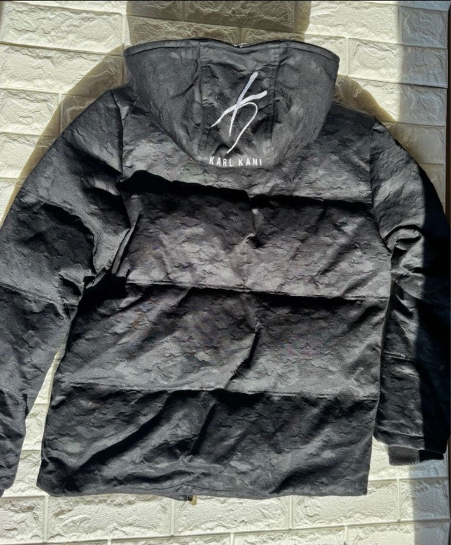 KARL KANI カールカナイ 迷彩 ダウンジャケット ブラック Y2K