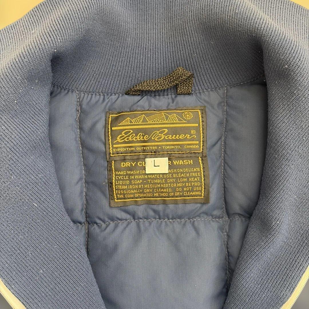 る*く様 名作 80s Eddie Bauer プルオーバー ダウン L