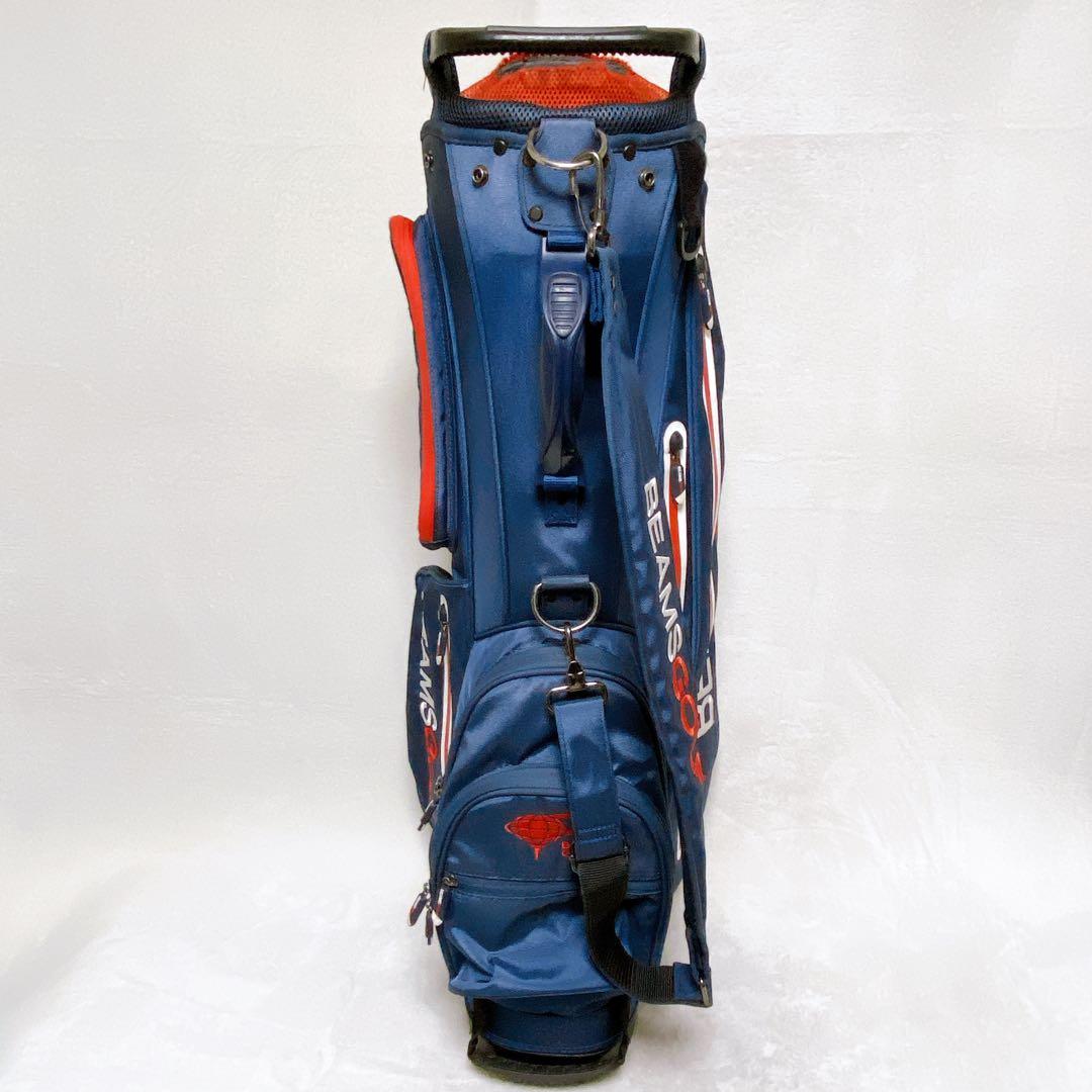 BEAMS GOLF　スタンド付キャディバッグ　ネイビー　9型　ビームスゴルフ