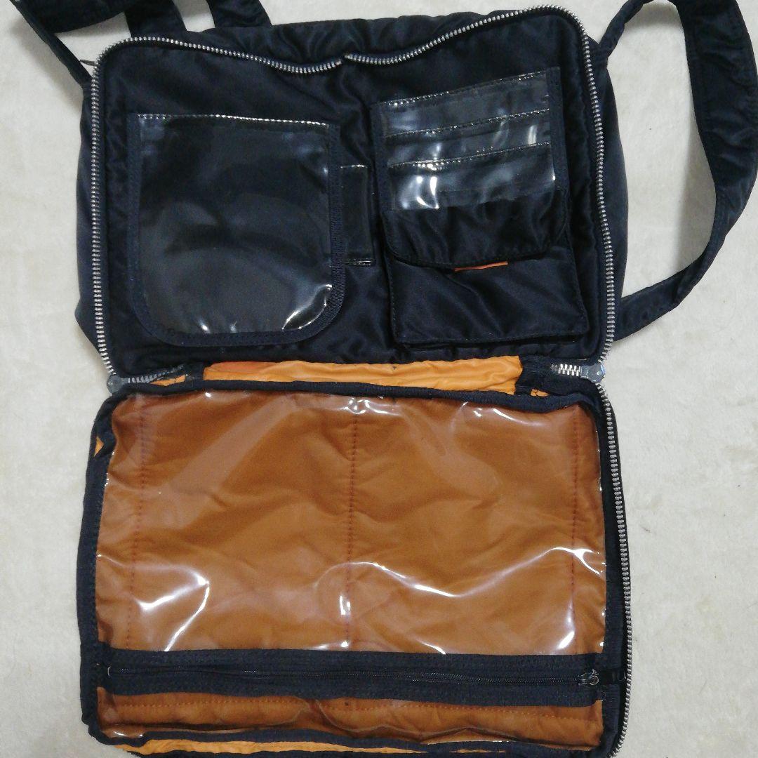 ポーター　タンカー　ブラック ショルダーバッグ　ダブルバッグ　２層　Lサイズ