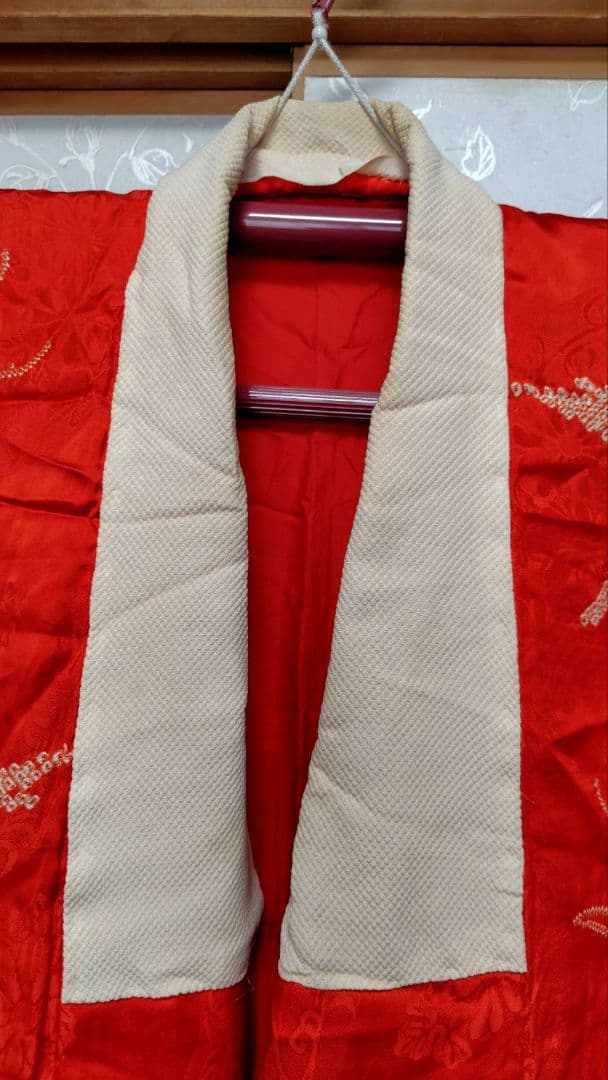 RK521アンティーク子供着物長襦袢着丈134センチ裄丈62センチ正絹綺麗美