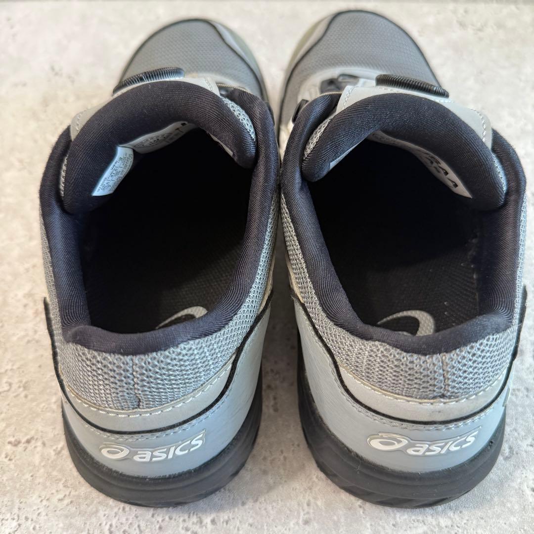 ASICS 安全靴 JSAA A種 BOA ダイヤル式 グレー 25.5cm