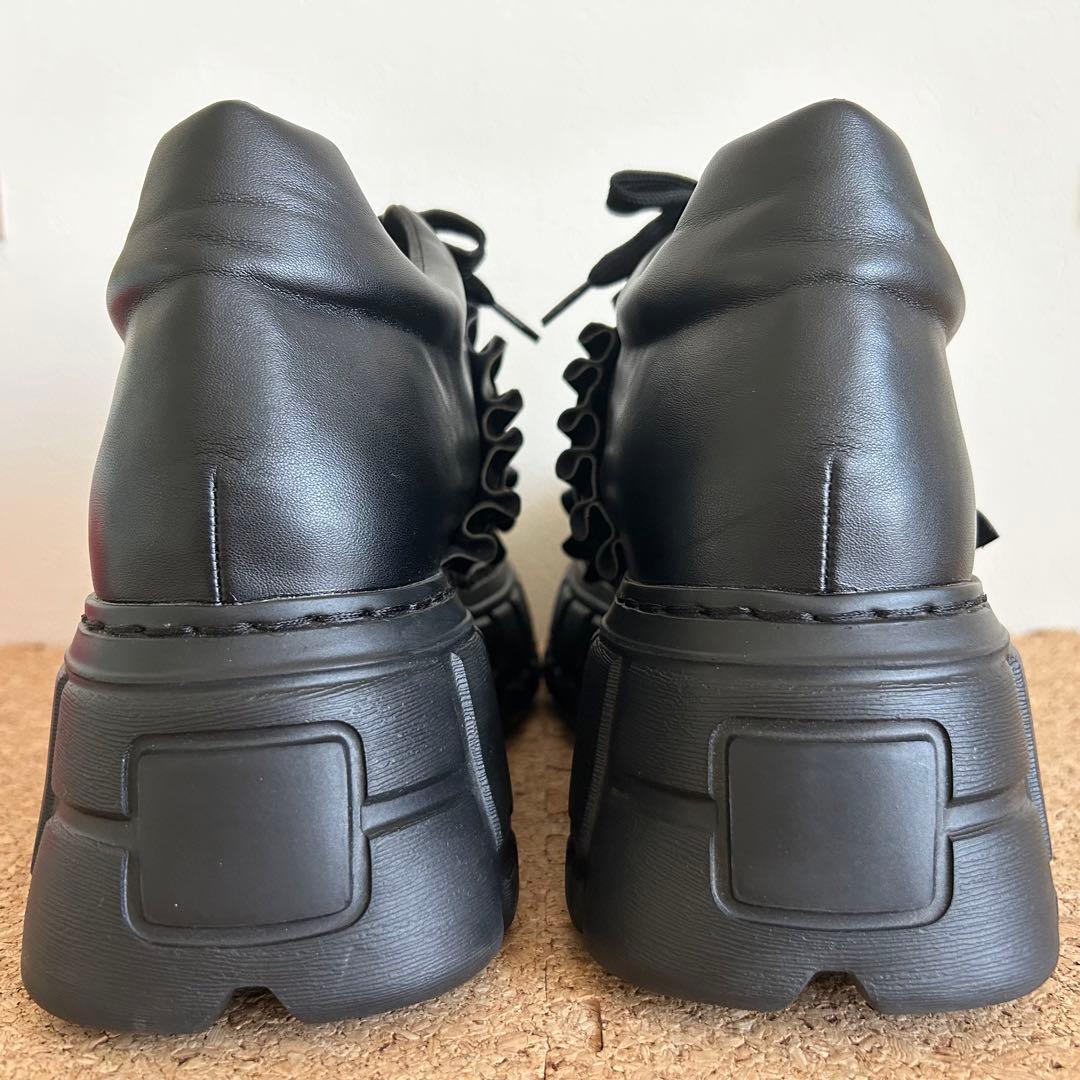 pium ぴうむ ピウム フリルベルトボリュームスニーカー 厚底スニーカー